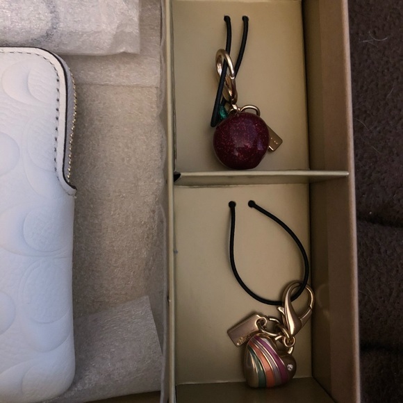 FLASH SALE!! NWT Coach adorable wristlet with charms!! Price FIRM - Picture 3 of 5